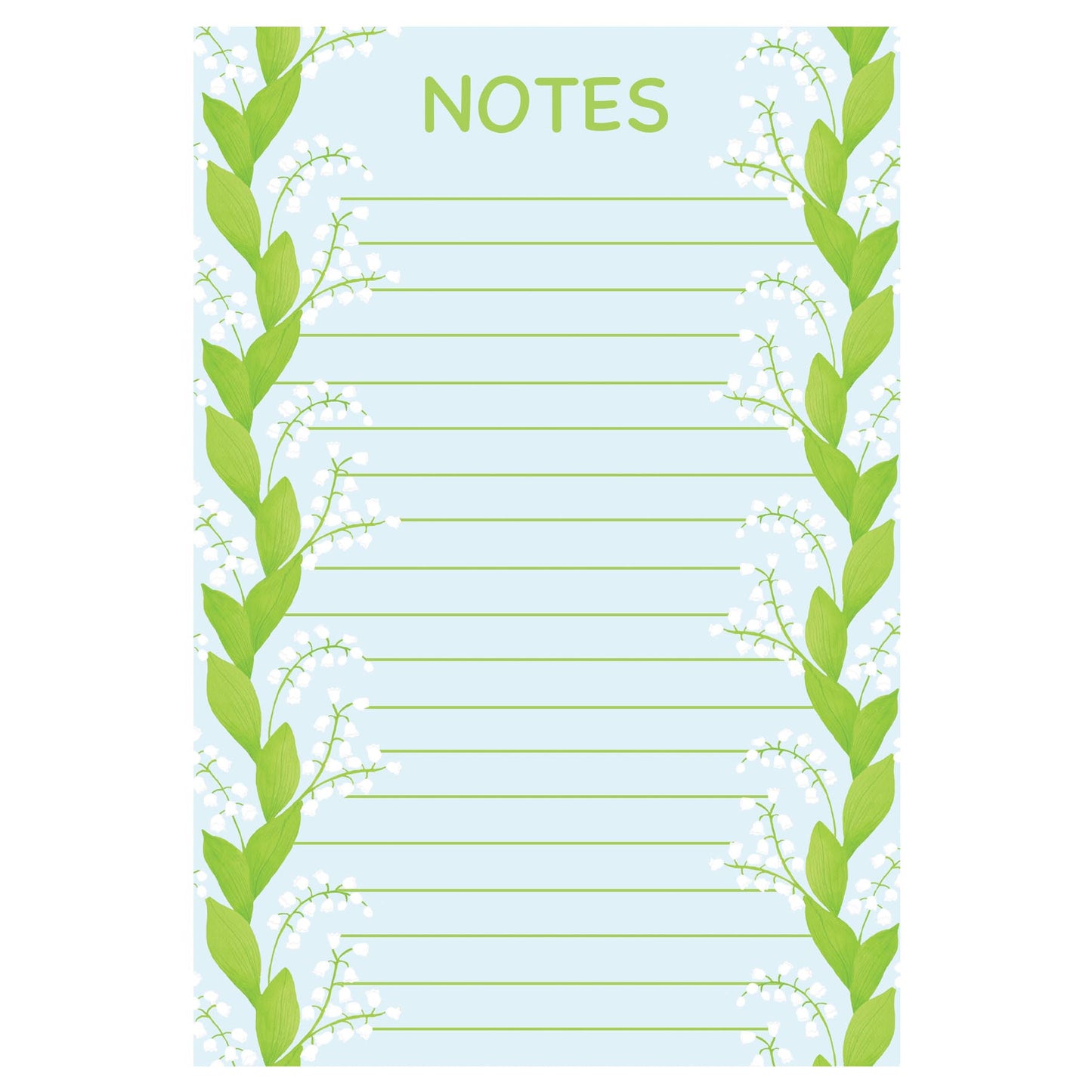 Lily of the Valley Notepad 4.25" x 6.25"