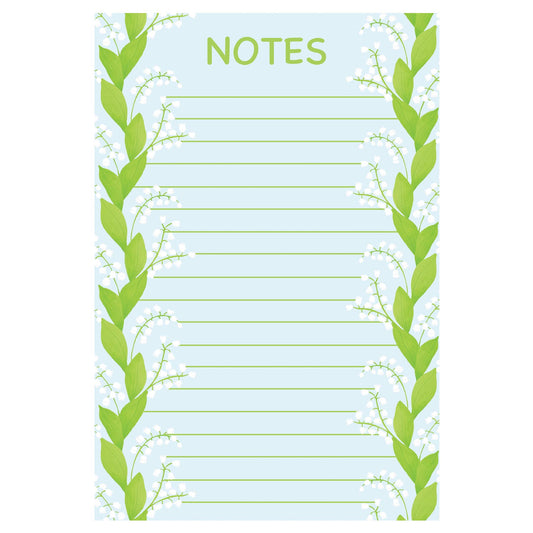 Lily of the Valley Notepad 4.25" x 6.25"