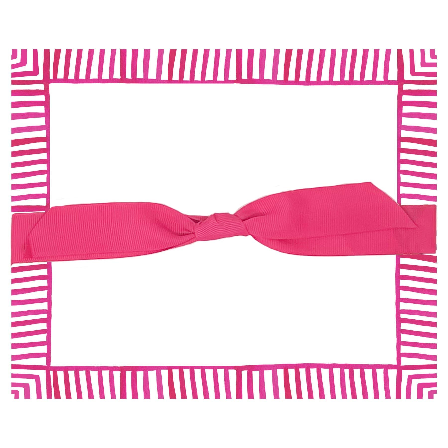 Pink Stripe Notepad 7" x 8.5"