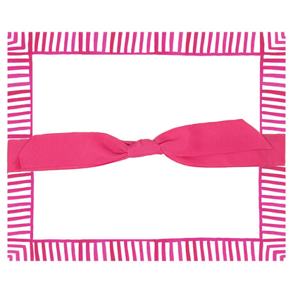 Pink Stripe Notepad 7" x 8.5"