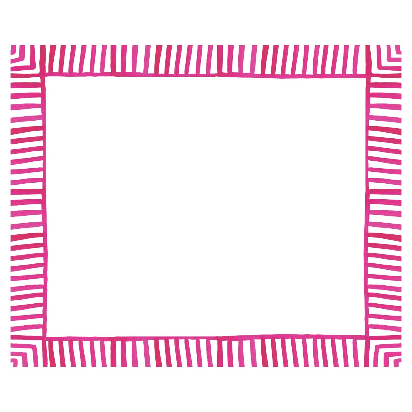 Pink Stripe Notepad 7" x 8.5"