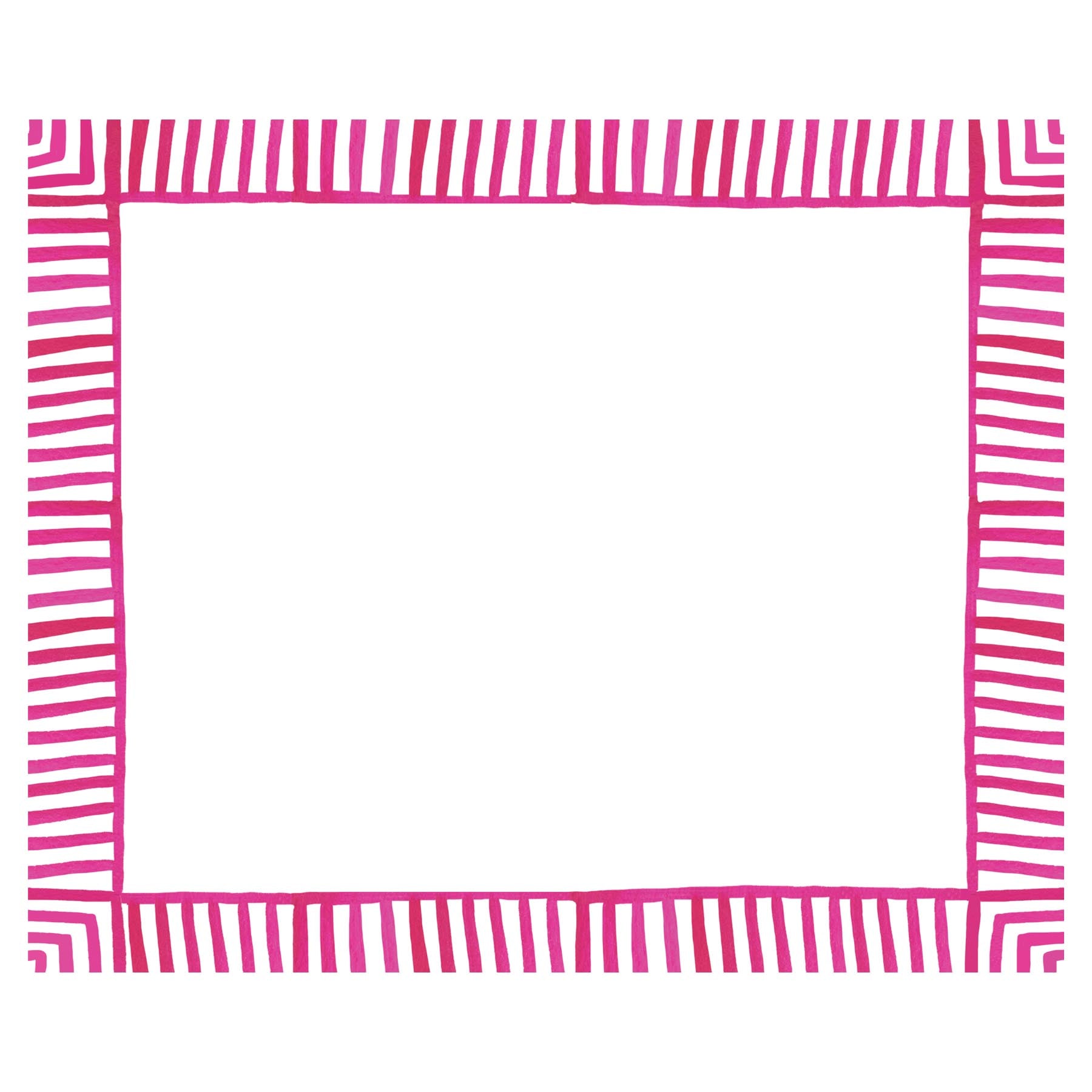 Pink Stripe Notepad 7" x 8.5"