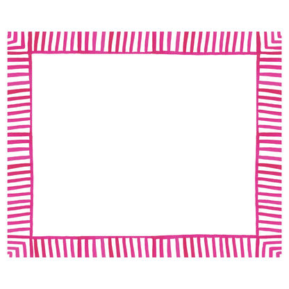 Pink Stripe Notepad 7" x 8.5"