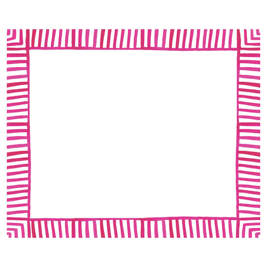 Pink Stripe Notepad 7" x 8.5"