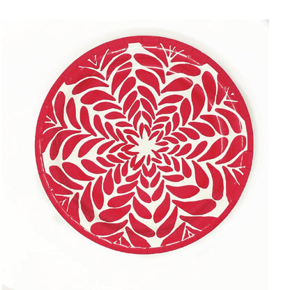 Red Paper Plate Stylish and Heavy Duty