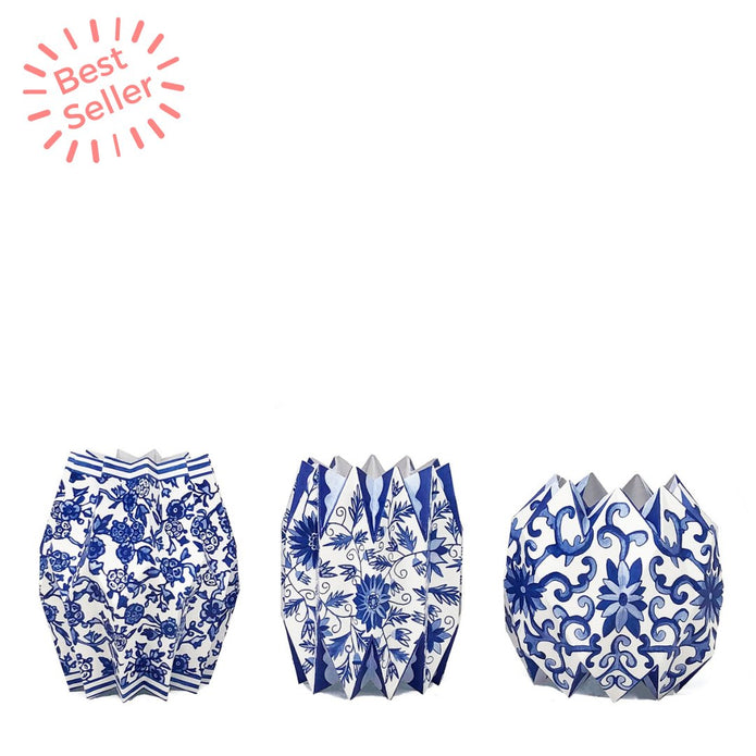 Chinoiserie Paper Vase Wraps