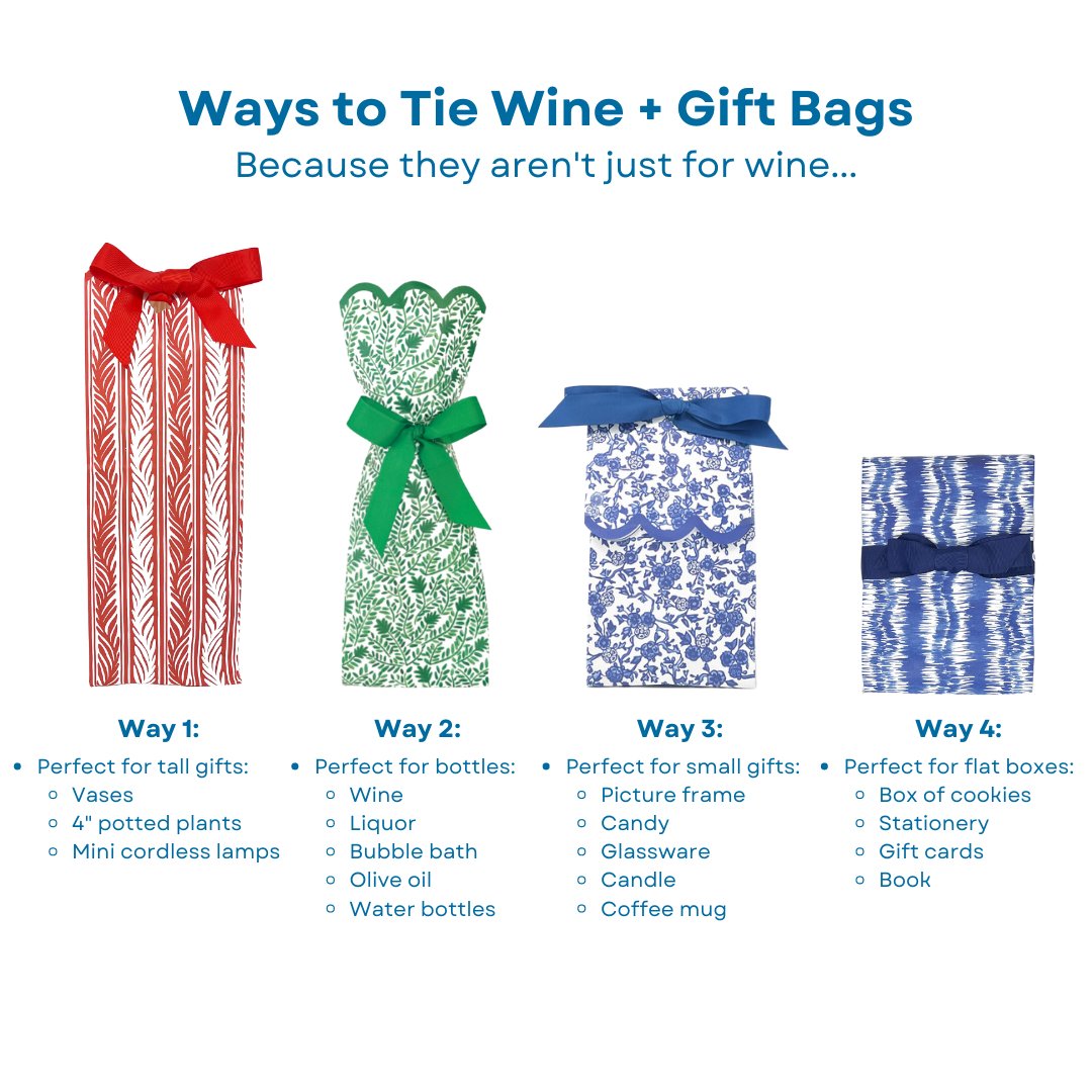 Small wine on sale gift bags